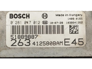 Řídící jednotka 0281017012, 0281017012 Fiat Doblo 2014