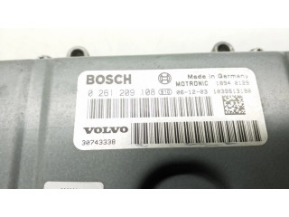 Блок управления двигателя 30743338, 0261209108 Volvo S80