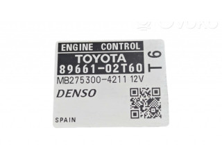 Řídící jednotka 8966102T60, MB2753004211 Toyota Auris 150 2008
