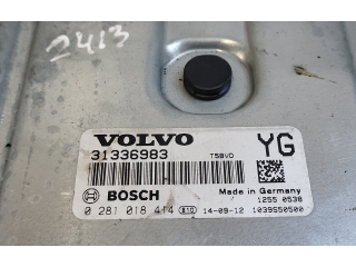 Блок управления двигателя 31336983, 0281018414 Volvo V70