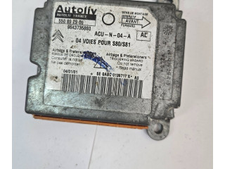 Блок подушек безопасности 9643735880, 550892900   Citroen Saxo