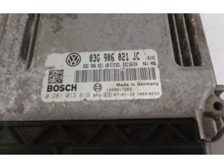 Блок управления двигателя 03G906021LD Skoda Octavia Mk2 (1Z)