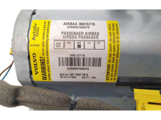 Подушка безопасности пассажира 30615716, 601220700B   Volvo V50