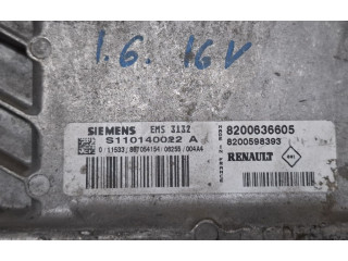 Блок управления двигателя 8200636605, DA006153510   Dacia Logan I