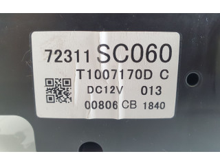Блок управления климат-контролем 72311SC060, T1007170D Subaru Forester SH
