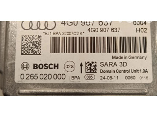 Блок управления надувных подушек 0265020000, 4G0907637 Audi A6 S6 C7 4G