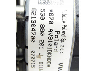 Подушка безопасности водителя 5G0880201J, 5G0880201J Volkswagen Golf VII