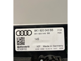 Блок управления климат-контролем 8K1820043BB, A2C92381300 Audi A4 Allroad B8
