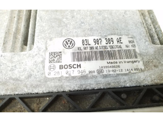 Блок управления двигателя 03L907309AE, 0281017946   Volkswagen PASSAT B7