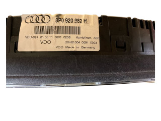 Панель приборов 8P0920982H Audi A3 S3 A3 Sportback 8P