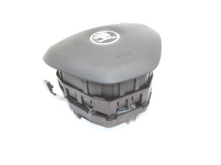 Подушка безопасности водителя 6V0880201A Skoda Fabia Mk3 (NJ)