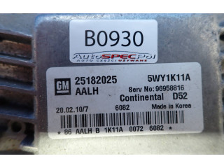 Блок управления двигателя 25182025, 5WY1K11A Chevrolet Spark