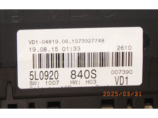 Спидометр (приборный щиток) Skoda Yeti (5L)