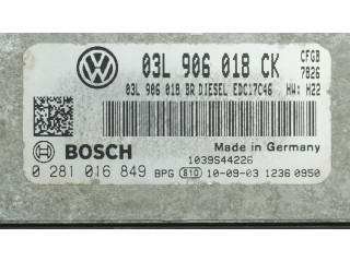 Блок управления двигателя 03L906018CK   Skoda Superb B6 (3T)