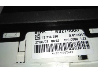 Блок управления климат-контролем 13215936 Opel Meriva A