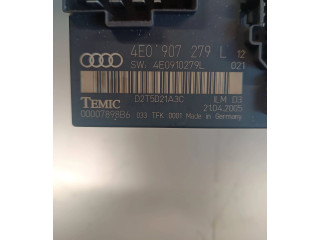 Блок комфорта 4E0907279L, 4E0910279L   Audi A8 S8 D3 4E   