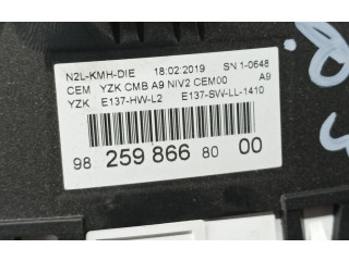 Спидометр (приборный щиток)    9825986680   Peugeot 2008 I