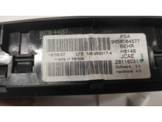 Блок управления климат-контролем 9658084577, 281160311   Citroen C4 I