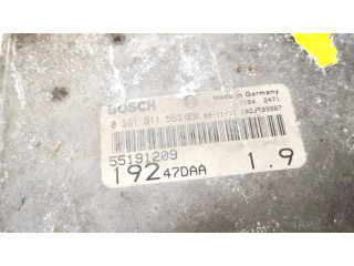 Řídící jednotka 55191209, 0281011553 Fiat Stilo 2004