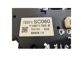 Блок управления климат-контролем 72311SC060, 88826CA   Subaru Forester SH