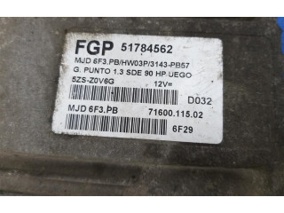 Комплект блоков управления 51718552 Fiat Grande Punto