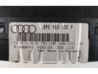 Панель приборов 8P0920930P Audi A3 S3 8P