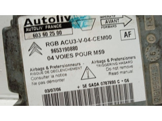 Блок подушек безопасности 603602500 Citroen Berlingo