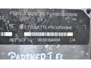 Řídící jednotka 9650360480, 9650360480 Citroen Berlingo 1963