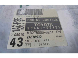 Řídící jednotka 8966105431, 2750000231   Toyota Avensis T220 2001