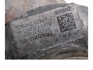 Turbodmychadlo Турбина 552434310E, 55221800 Fiat 500 77042