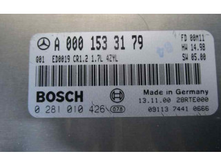 Řídící jednotka A0001533179, 0281010426 Mercedes-Benz A W168 2000