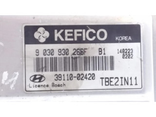 Блок управления двигателя 3911002420, 9030930266F   Hyundai Getz