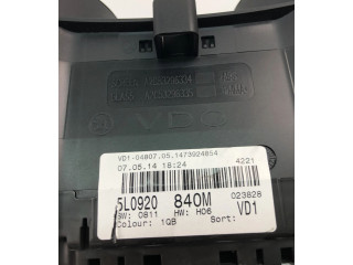 Панель приборов 5L0920840M Skoda Yeti (5L)
