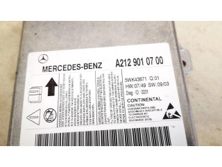 Блок подушек безопасности a2129010700, 5wk43871   Mercedes-Benz E W212