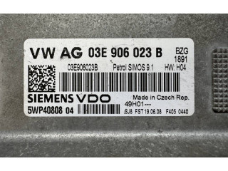 Блок управления двигателя 03E906023B, 5WP4080804   Skoda Fabia Mk2 (5J)
