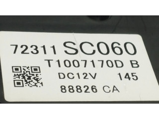 Блок управления климат-контролем 72311SC060, T1007170DB Subaru Forester SH