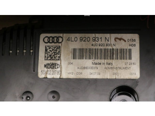 Přístrojová deska  Audi Q7 4L 2010 4L0920931N, 4L0920931N  