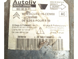 Блок подушек безопасности 9853190980, 603602400 Citroen Berlingo