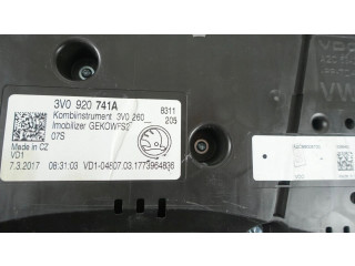 Панель приборов 3V0920741A   Skoda Superb B8 (3V)       