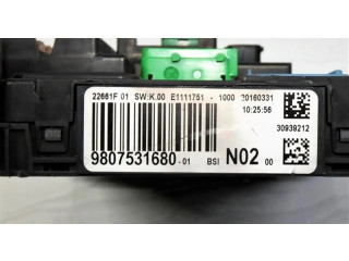 Блок управления 9807531680   Citroen C-Elysée