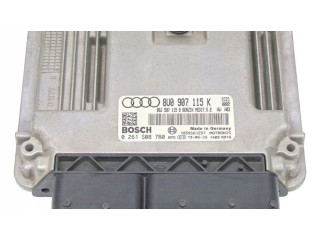Блок управления двигателя 8U0907115K, 0261S08780   Audi Q3 8U
