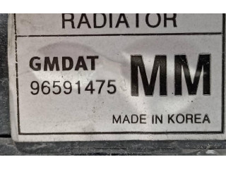 Радиатор охлаждающей жидкости 96591475 Chevrolet Matiz