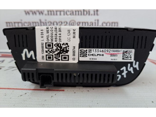 Блок управления климат-контролем 13346092, 13346092   Opel Meriva B
