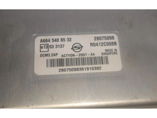 Блок управления двигателем Блок управления SLVA6645406532 SsangYong Actyon sports I