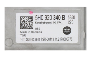 Панель приборов 5H0920340B Volkswagen Golf VIII