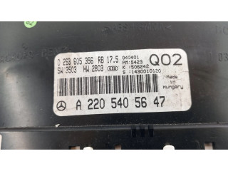 Přístrojová deska Mercedes-Benz S W220 2005 A2205405647, 1430010120