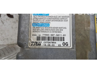 Блок подушек безопасности 77960SEFG811M1 Honda Accord