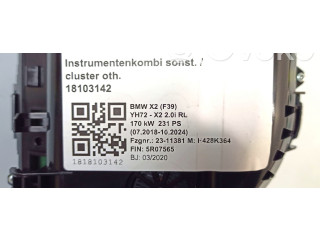 Přístrojová deska BMW X2 F39 2020 024848, 62105A07FE3