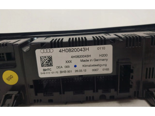 Блок управления климат-контролем 4H0820043H Audi A8 S8 D4 4H