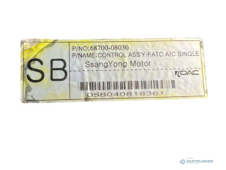 Блок управления климат-контролем 6870008030   SsangYong Rexton